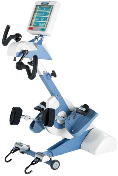 Cicloergometro elettrico per arti inferiori e superiori