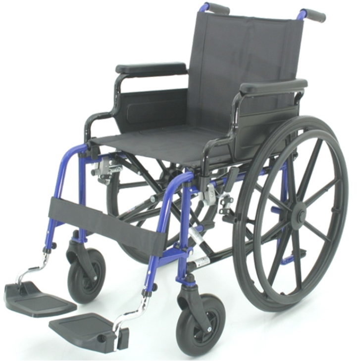 Carrozzina pieghevole bariatrica